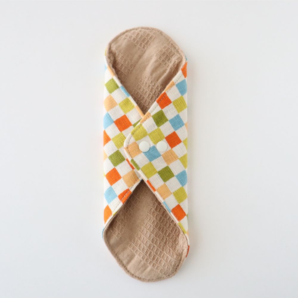 あたため布 [Ｌサイズ／市松／水仙]