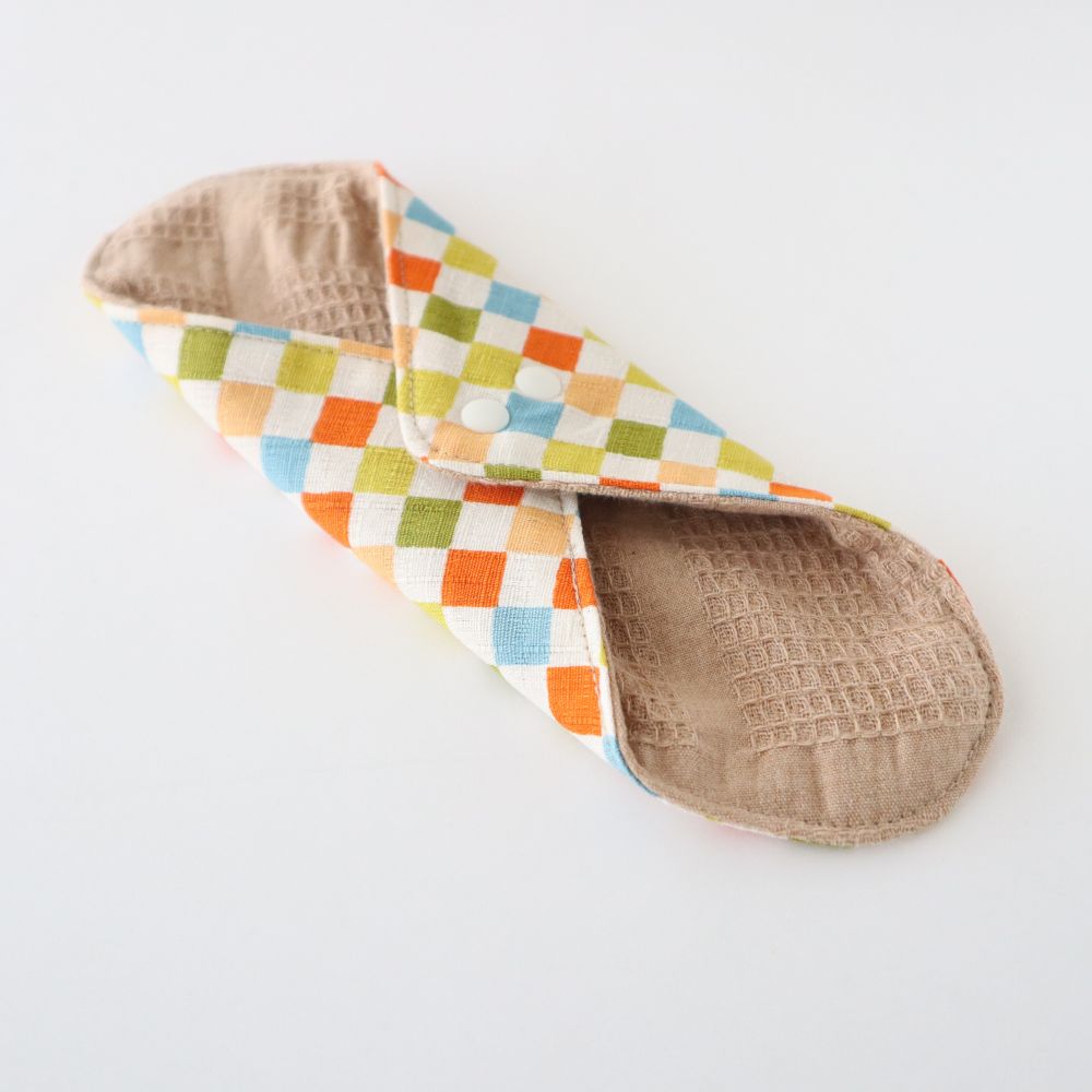 あたため布 [Ｌサイズ／市松／水仙]