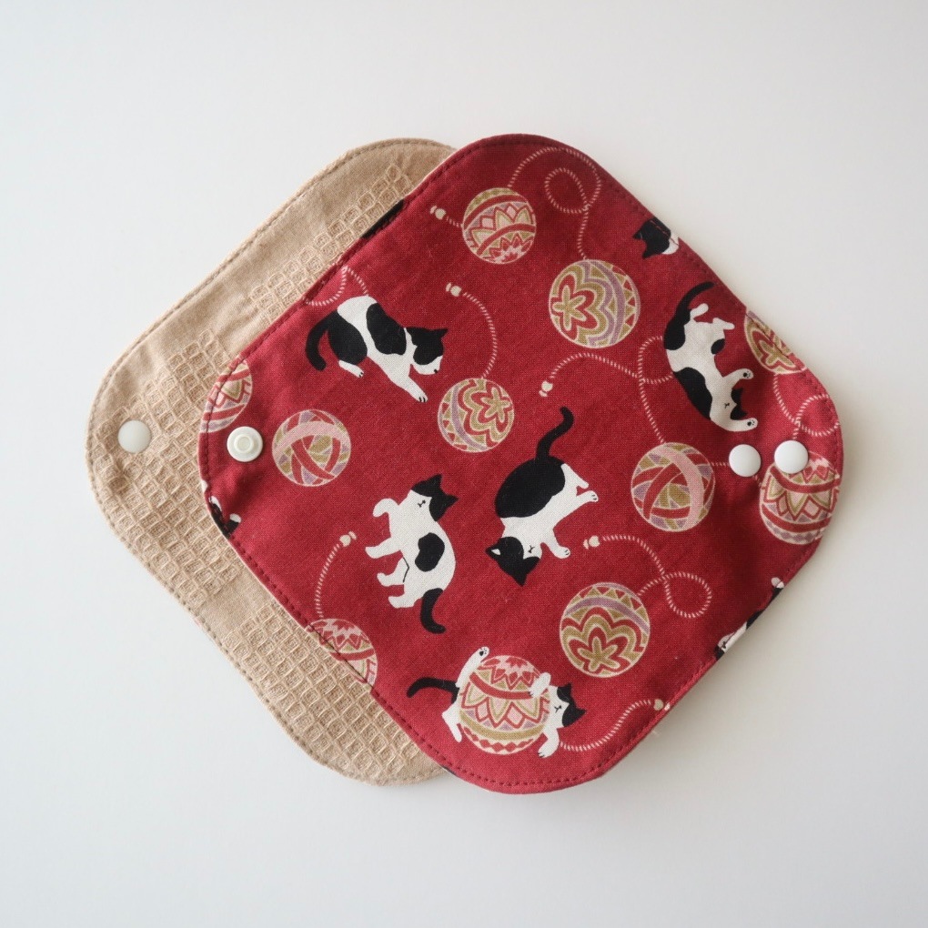 あたため布 [Mサイズ/猫/小豆]