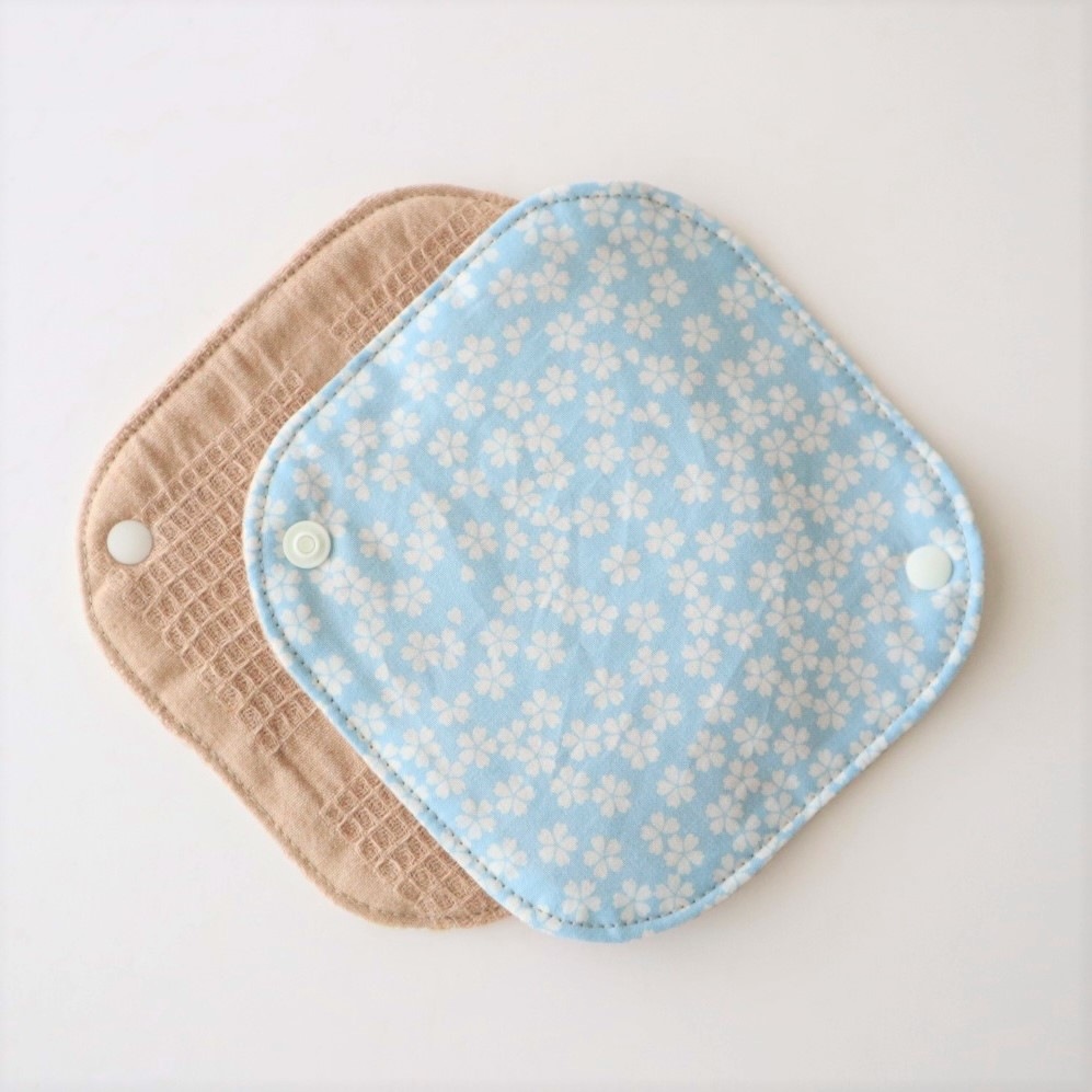 あたため布 [Ｓサイズ／桜／ブルー]