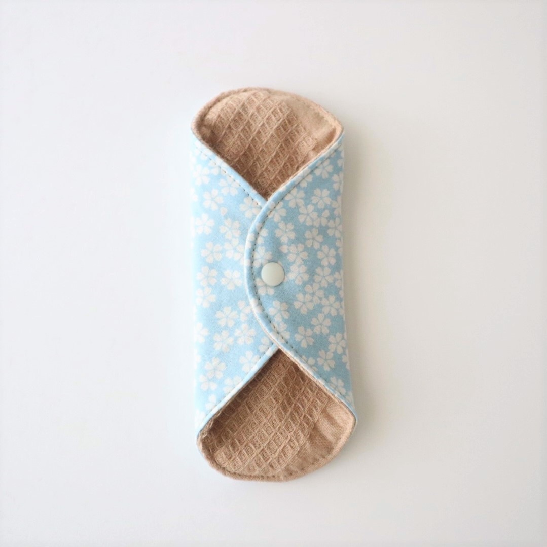 あたため布 [Ｓサイズ／桜／ブルー]