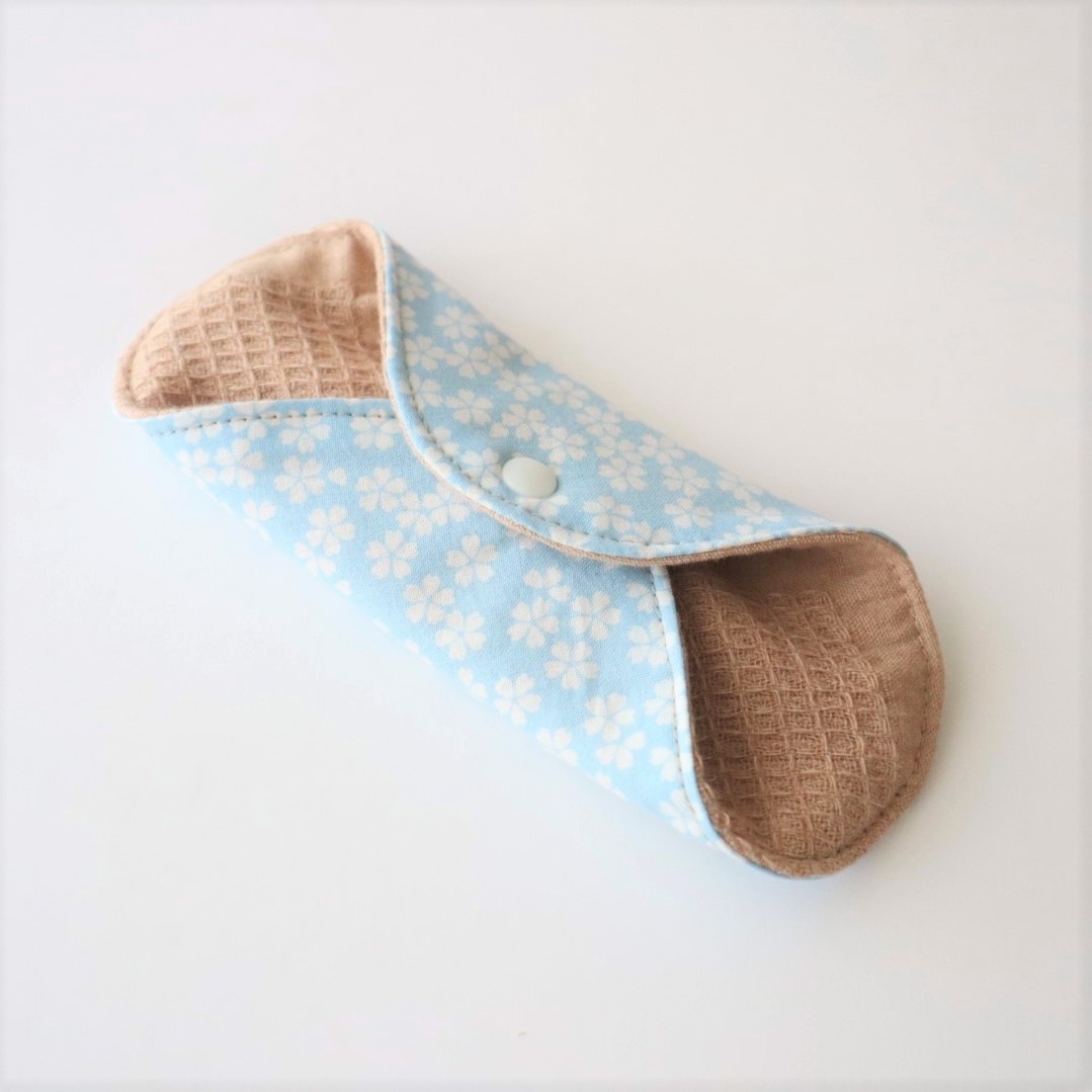 あたため布 [Ｓサイズ／桜／ブルー]