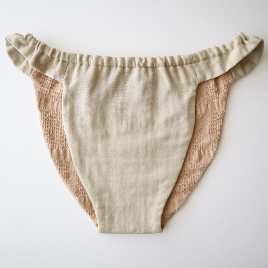 ふんてぃ[MLサイズ／ゴムタイプ／彩り／亜麻]