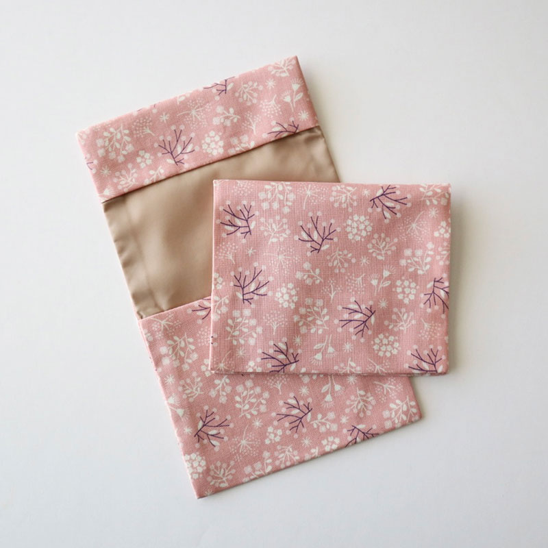 ポケットポーチ [Ｓサイズ／花柄／ピンク］