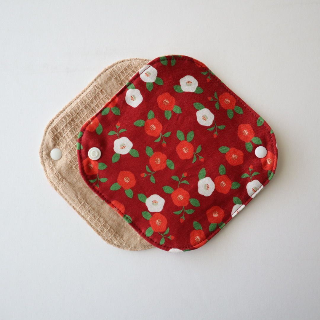 あたため布 [Sサイズ/椿/紅]