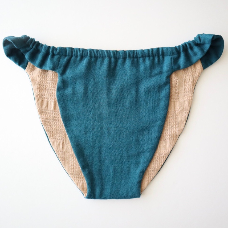 ふんてぃ[MLサイズ／ゴムタイプ／彩り／瑠璃]