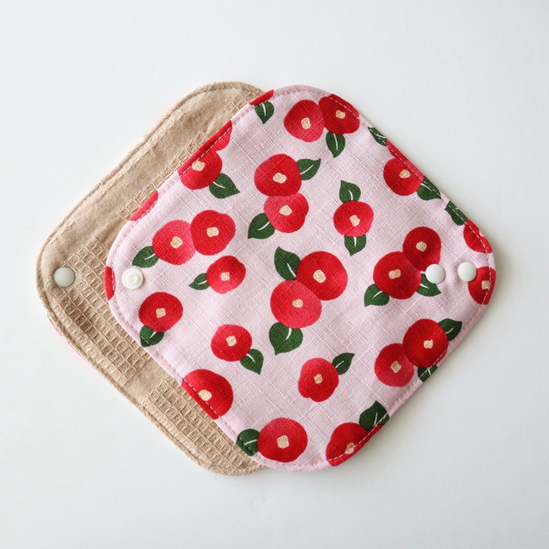 あたため布 [Ｍサイズ／椿／桃]