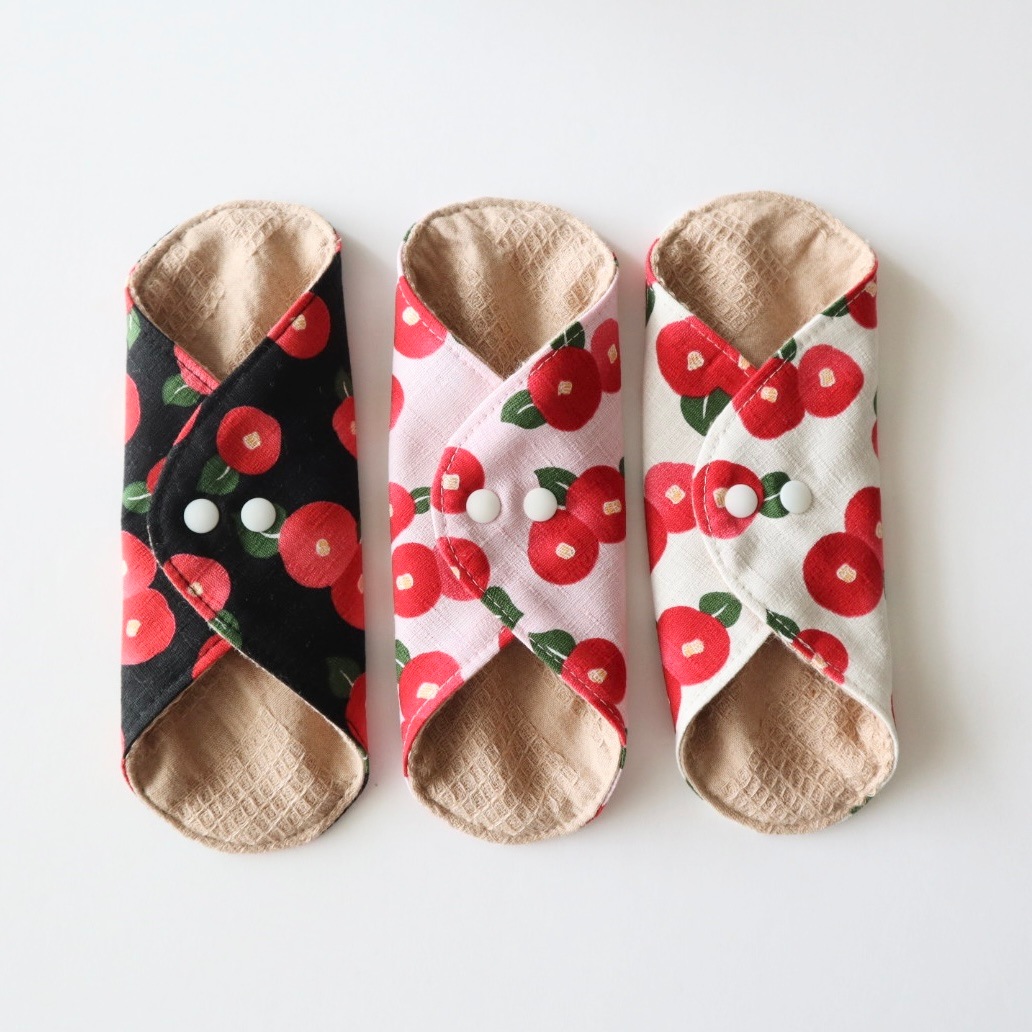 あたため布 [Ｍサイズ／椿／桃]