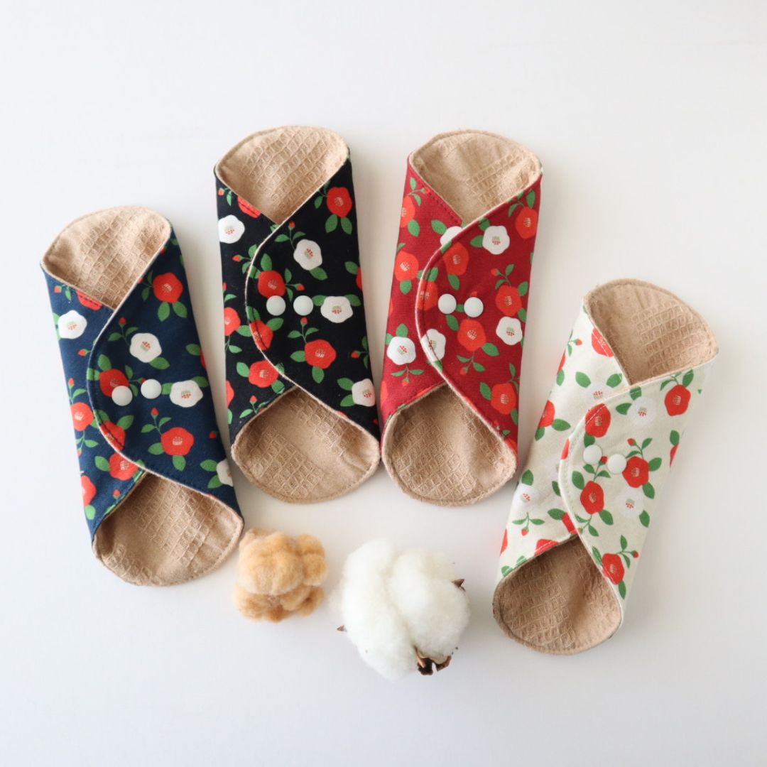 あたため布 [Mサイズ/椿/藍]