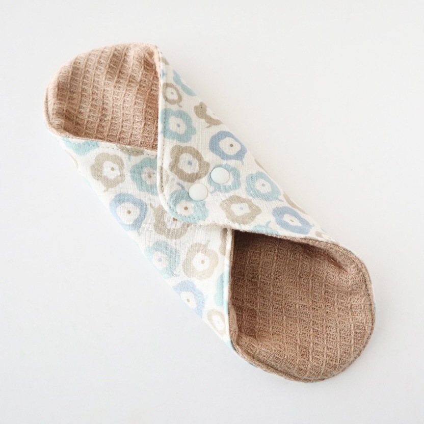 極みあたため布[Ｌサイズ／恵～megumi／ブルー]