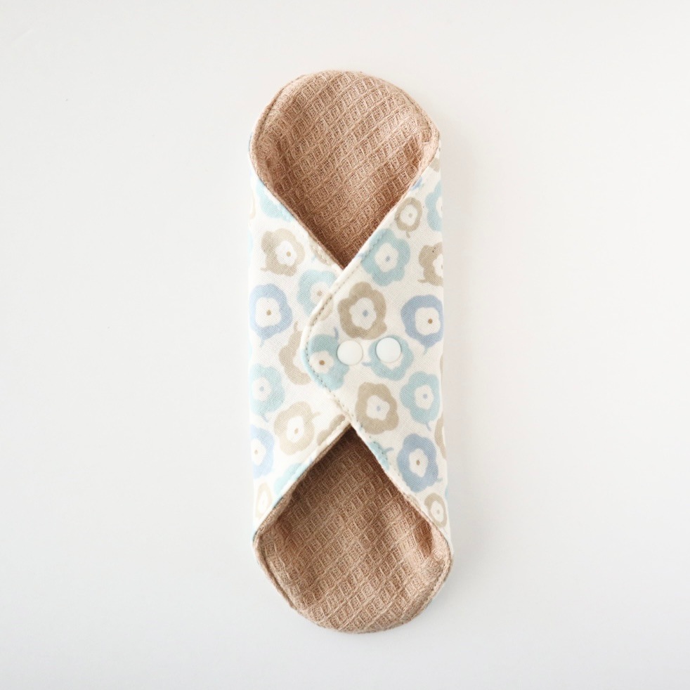 極みあたため布[Ｌサイズ／恵～megumi／ブルー]