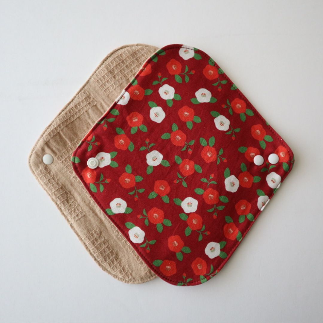 あたため布 [Lサイズ/椿/紅]