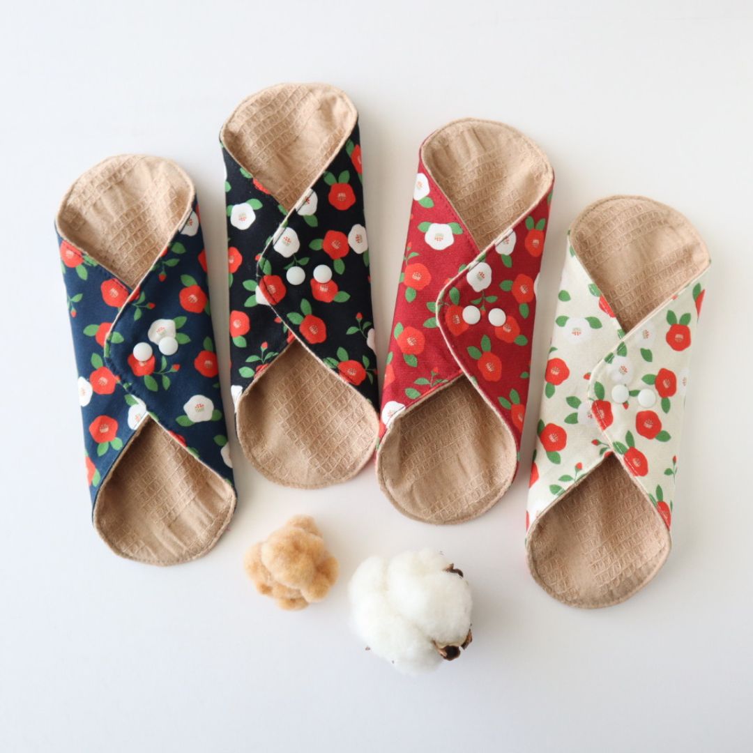 あたため布 [Lサイズ/椿/紅]