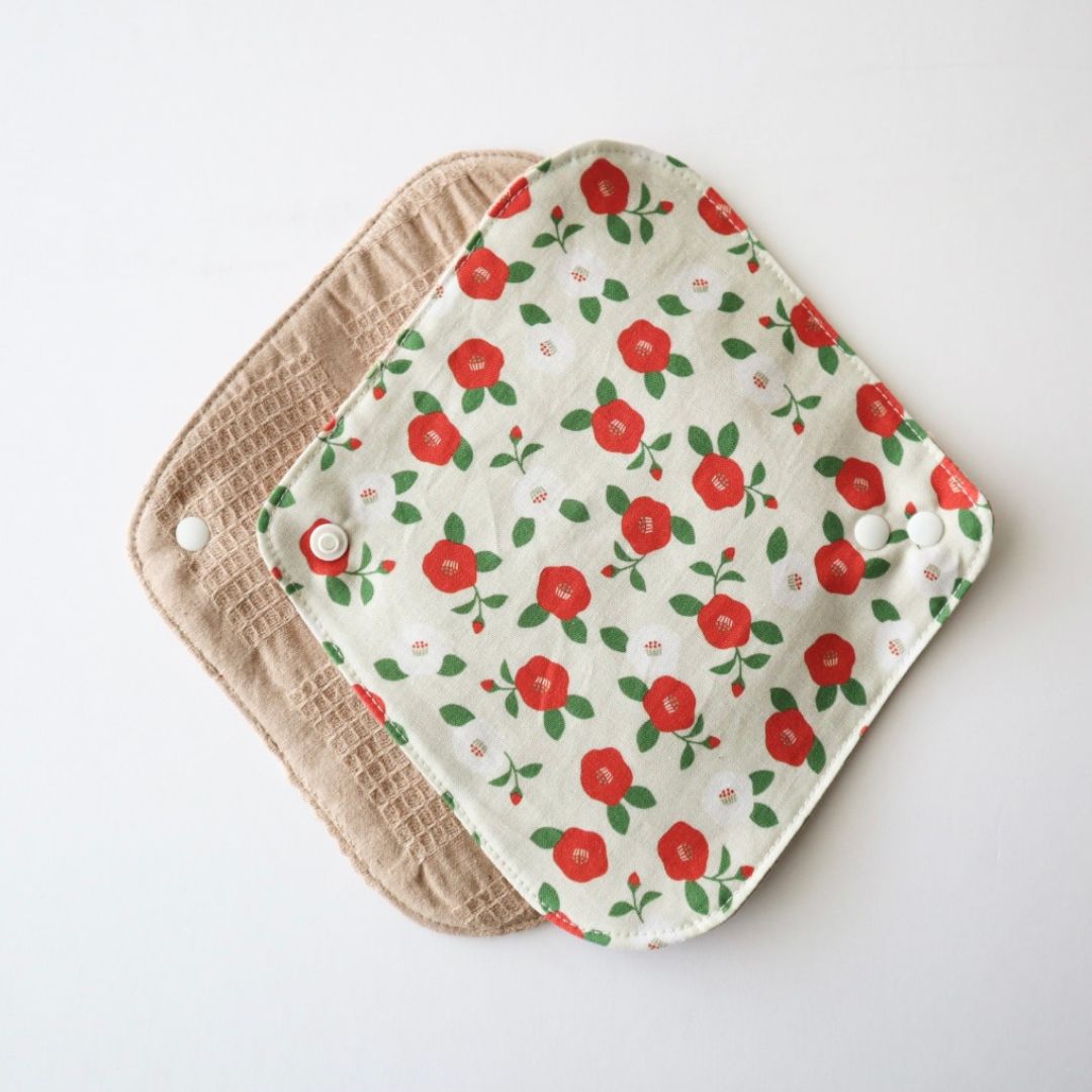 あたため布 [Lサイズ/椿/白]