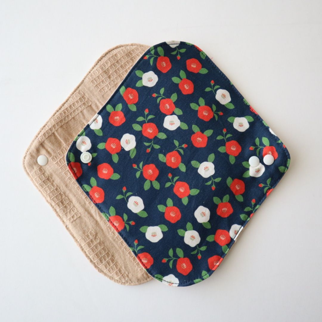 あたため布 [Lサイズ/椿/藍]