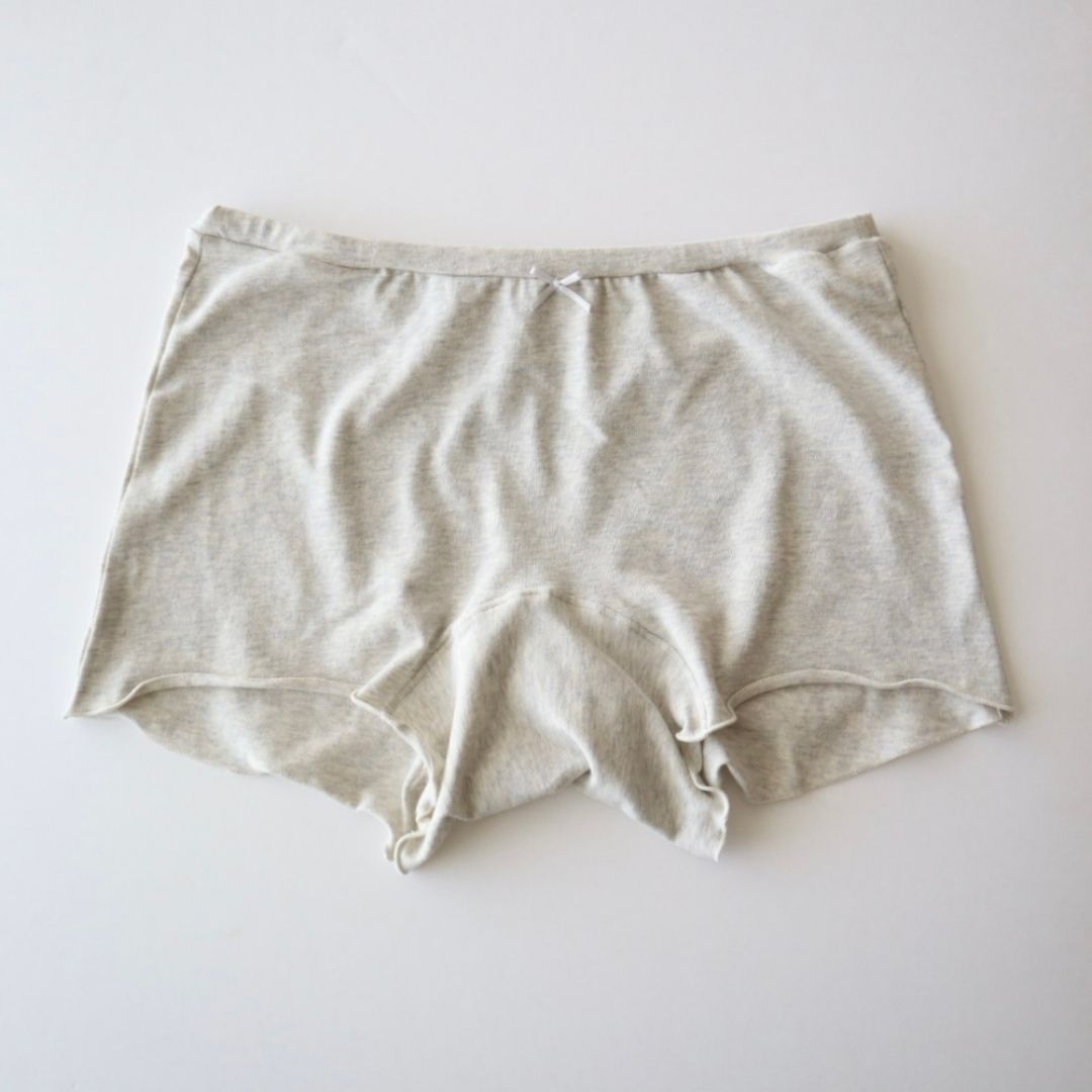 マシュマロショーツ [布ナプキン・布ライナー専用/クロッチ二重/オーガニックコットン/ボクサー]