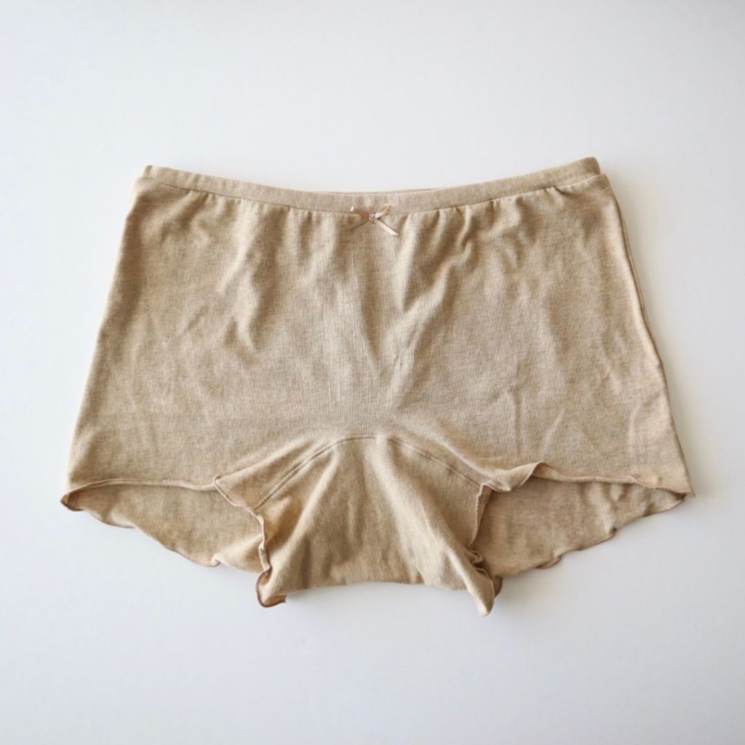 マシュマロショーツ [布ナプキン・布ライナー専用/クロッチ二重/オーガニックコットン/ボクサー]