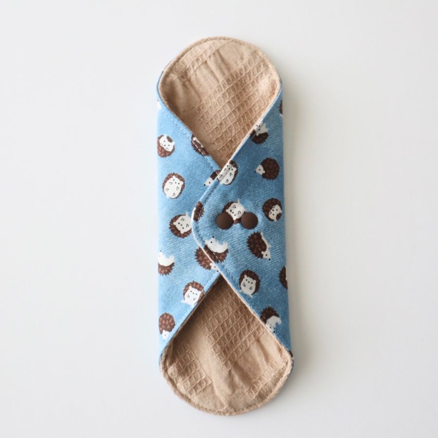 あたため布 [Ｌサイズ／ハリネズミ／ブルー]