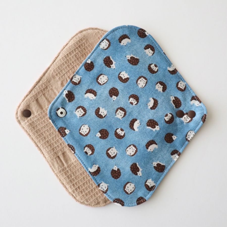 あたため布 [Ｌサイズ／ハリネズミ／ブルー]