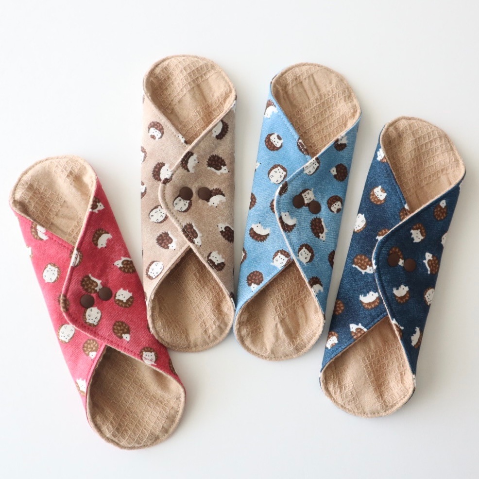 あたため布 [Ｌサイズ／ハリネズミ／ブルー]