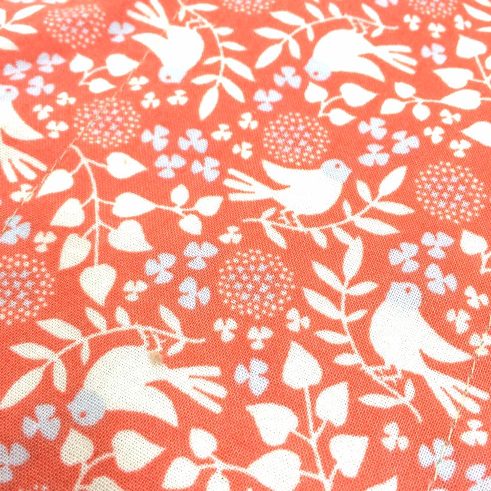 布ナプキンホルダー [バード／オレンジ]