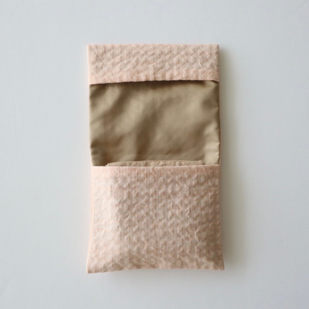 ポケットポーチ [SSサイズ／オーガニックコットン／あんず]