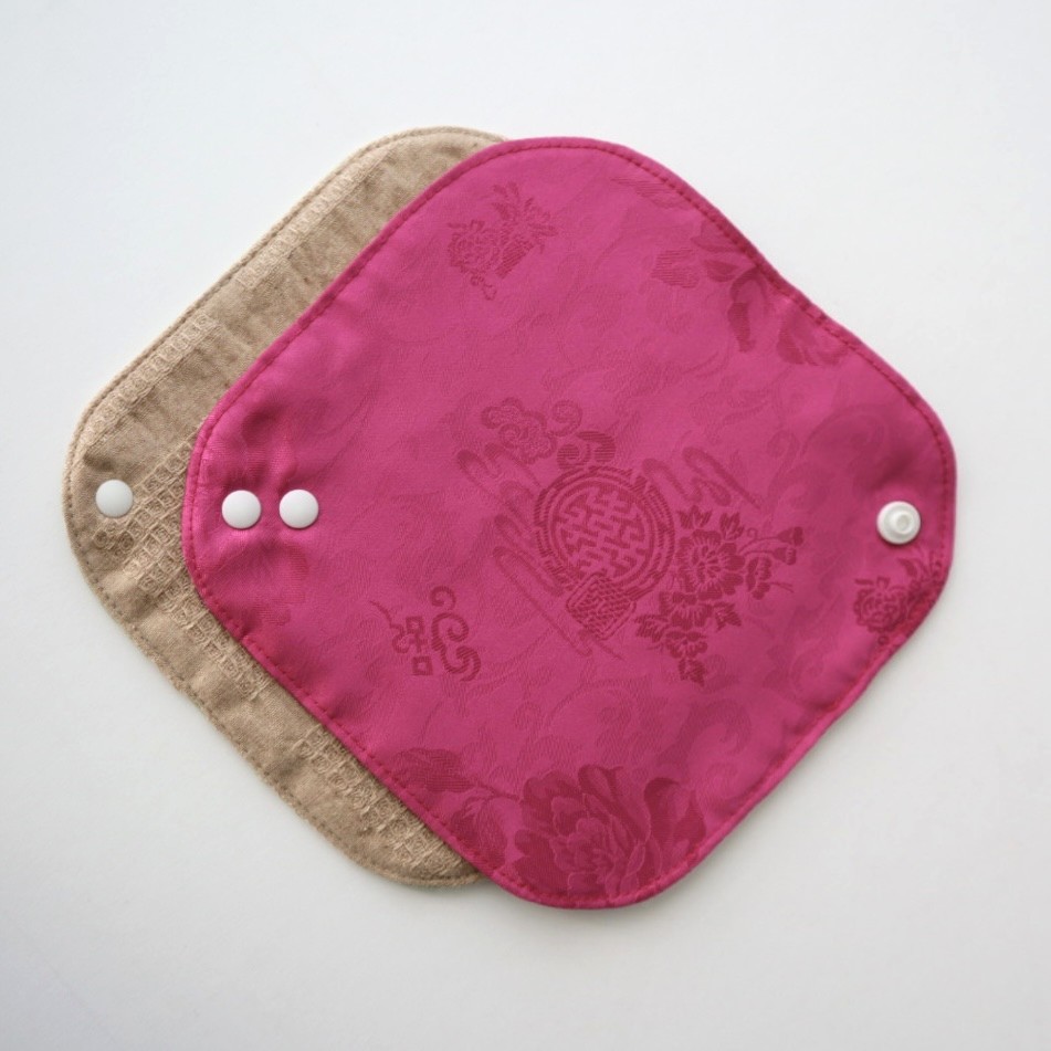 あたため布 [Mサイズ/韓国シルク/牡丹]