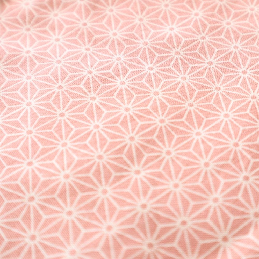 布ナプキンホルダー [麻の葉／桃]