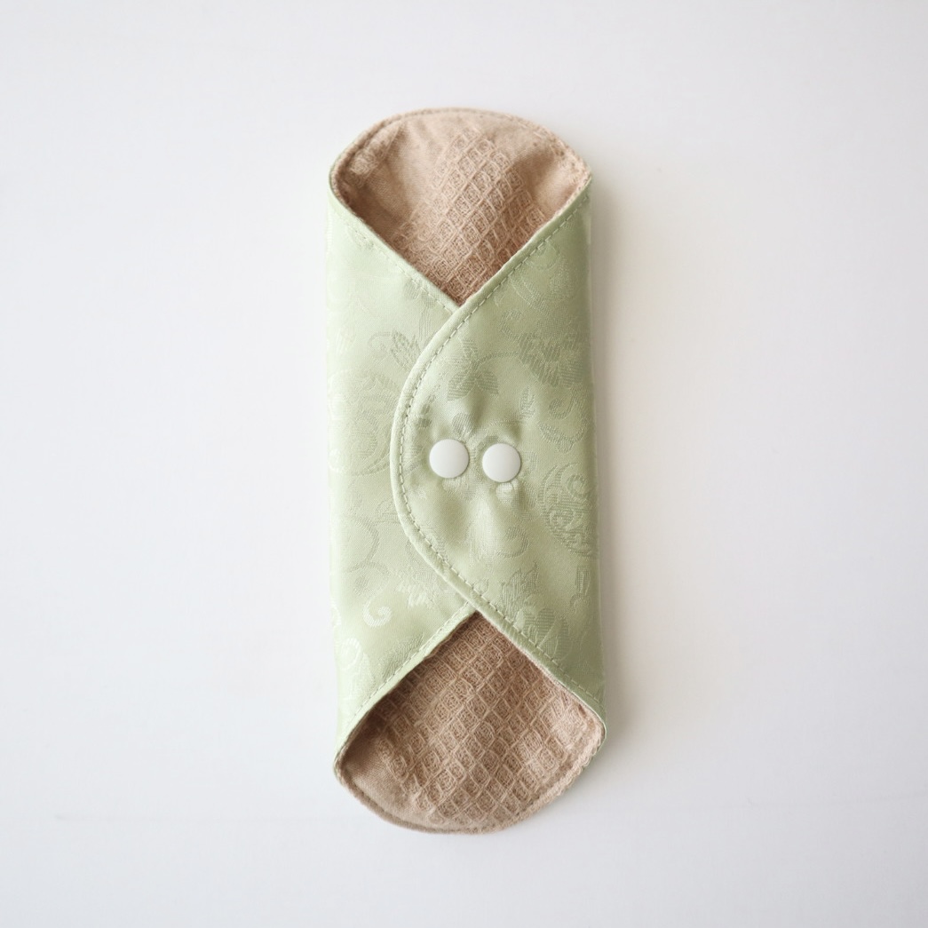 あたため布 [Mサイズ/韓国シルク/若竹]