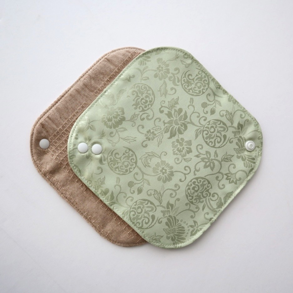 あたため布 [Mサイズ/韓国シルク/若竹]