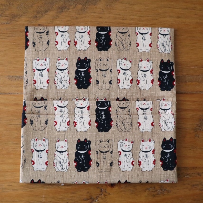 マスクポーチ ［招き猫／もなか］