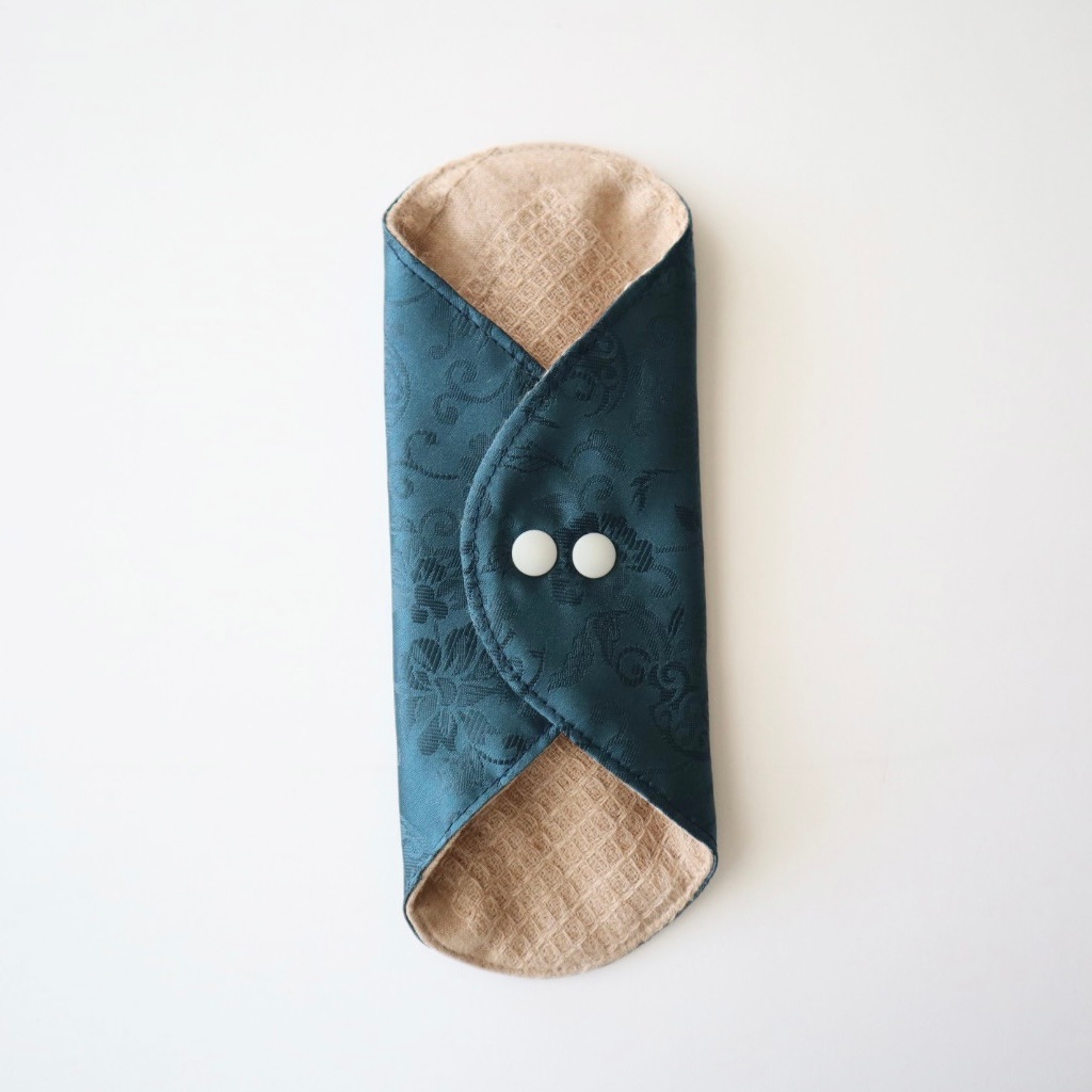 あたため布 [Mサイズ/韓国シルク/藍]