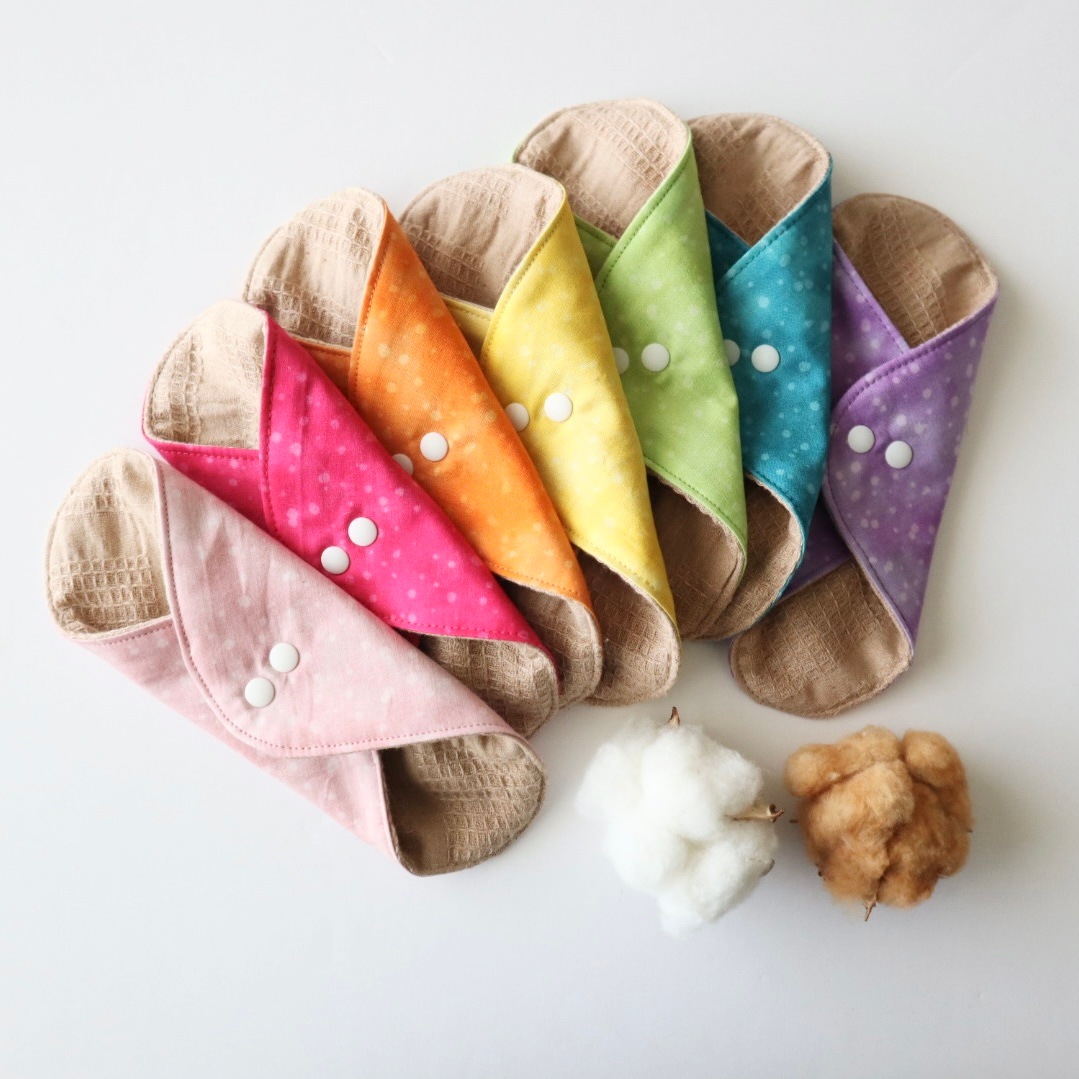 あたため布 [Ｍサイズ／虹／むらさき]