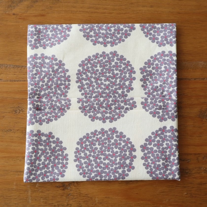 マスクポーチ ［紫陽花柄B］