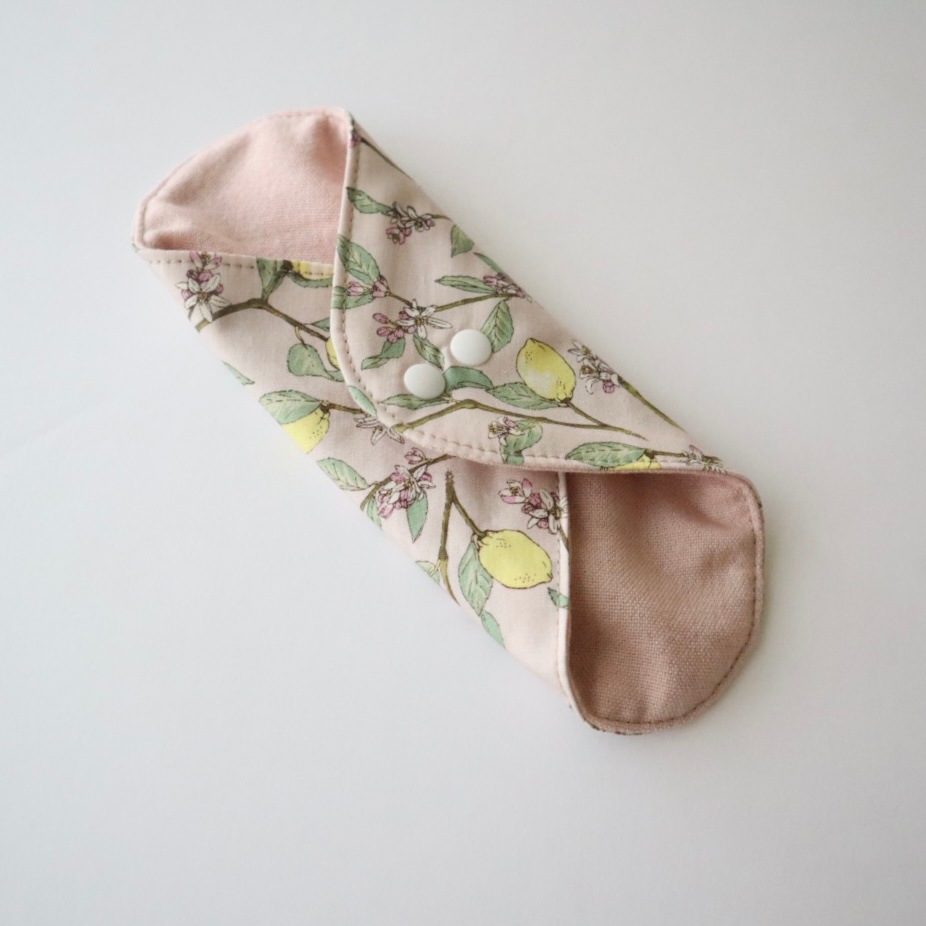 草木染めプレミアム[Mサイズ／茜／檸檬柄]