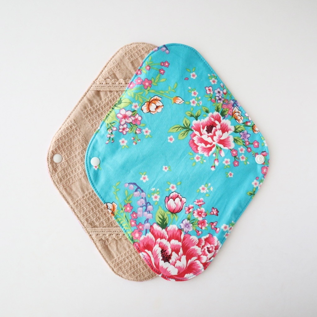 布ナプキンホルダー [台湾花布／水色]　