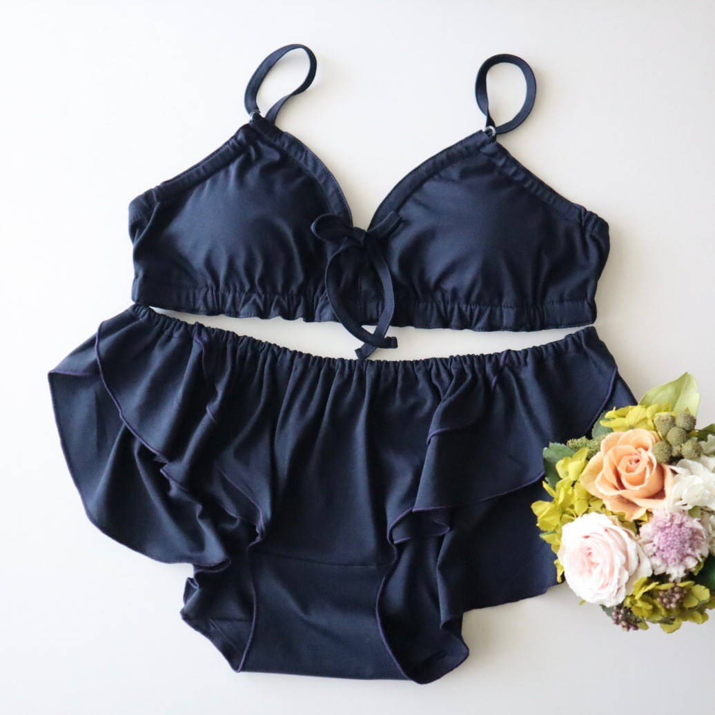 フレアーショーツ[布ライナー専用/クロッチ二重/オーガニックコットン]