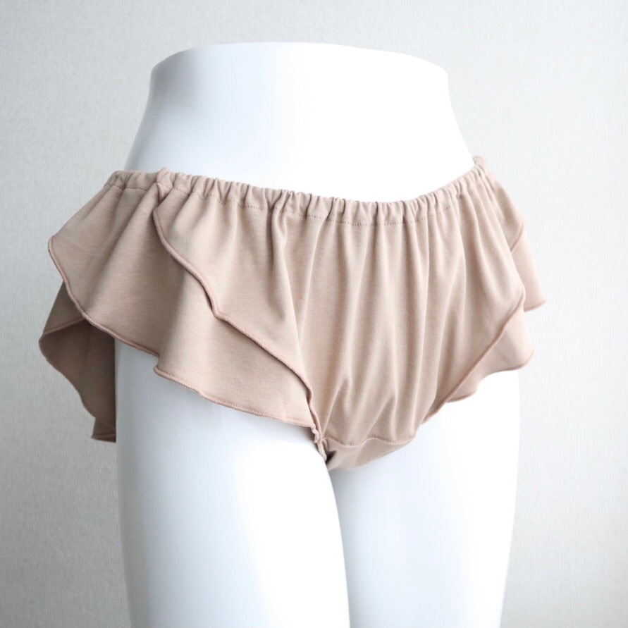 フレアーショーツ[布ライナー専用/クロッチ二重/オーガニックコットン]