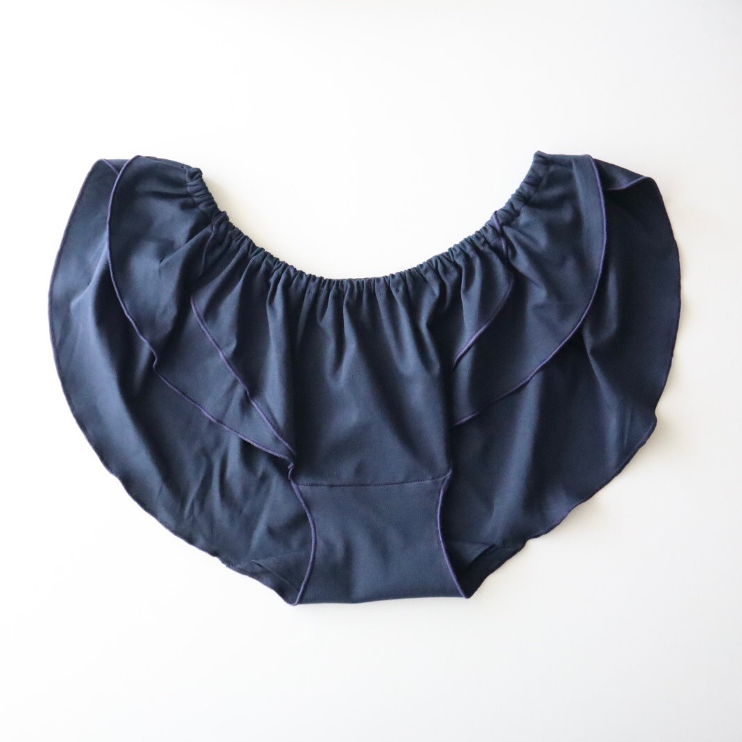 フレアーショーツ[布ライナー専用/クロッチ二重/オーガニックコットン]