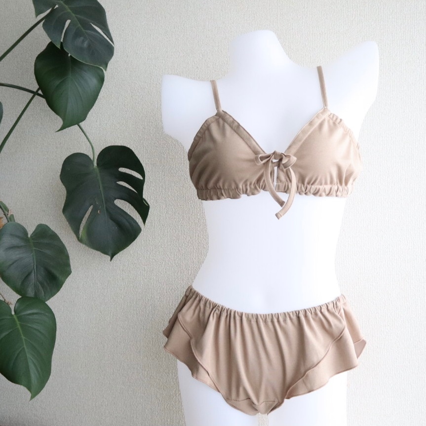 フレアーショーツ[布ライナー専用/クロッチ二重/オーガニックコットン]