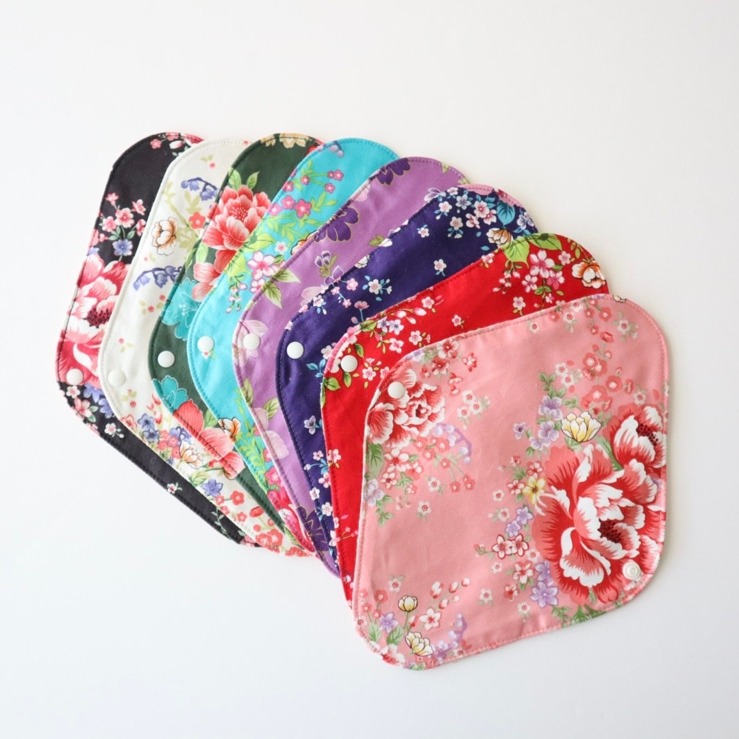 布ナプキンホルダー [台湾花布／薄紫色]　