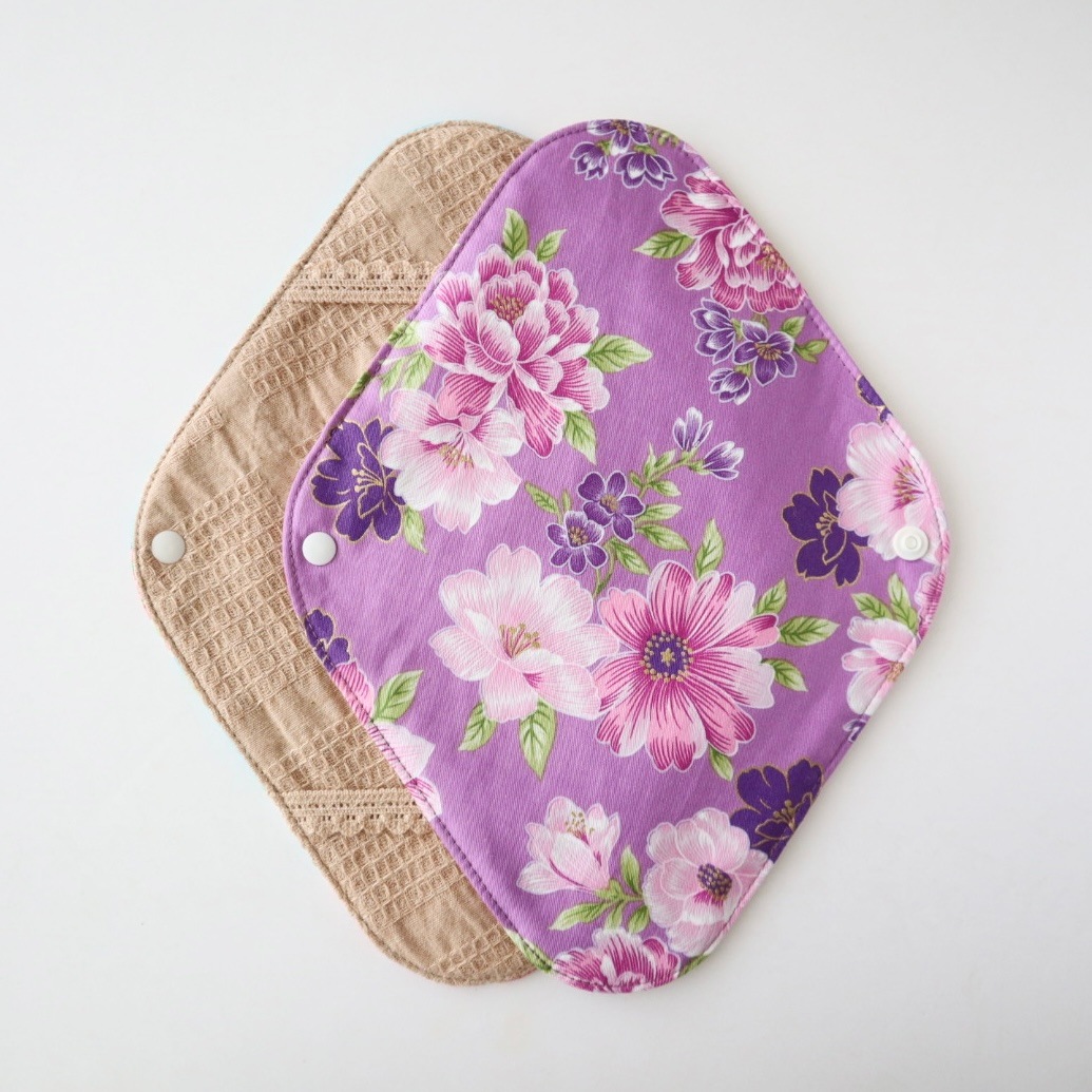 布ナプキンホルダー [台湾花布／薄紫色]　