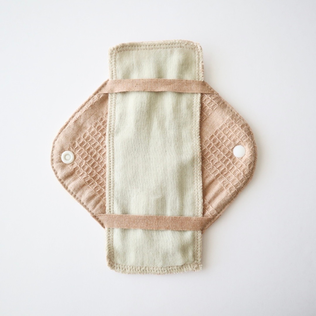 草木染めハギレライナー［茜・よもぎ各１枚］