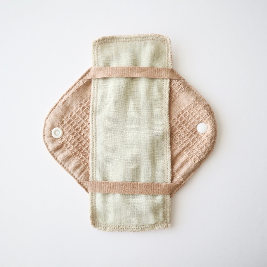 草木染めハギレライナー［よもぎ２枚］