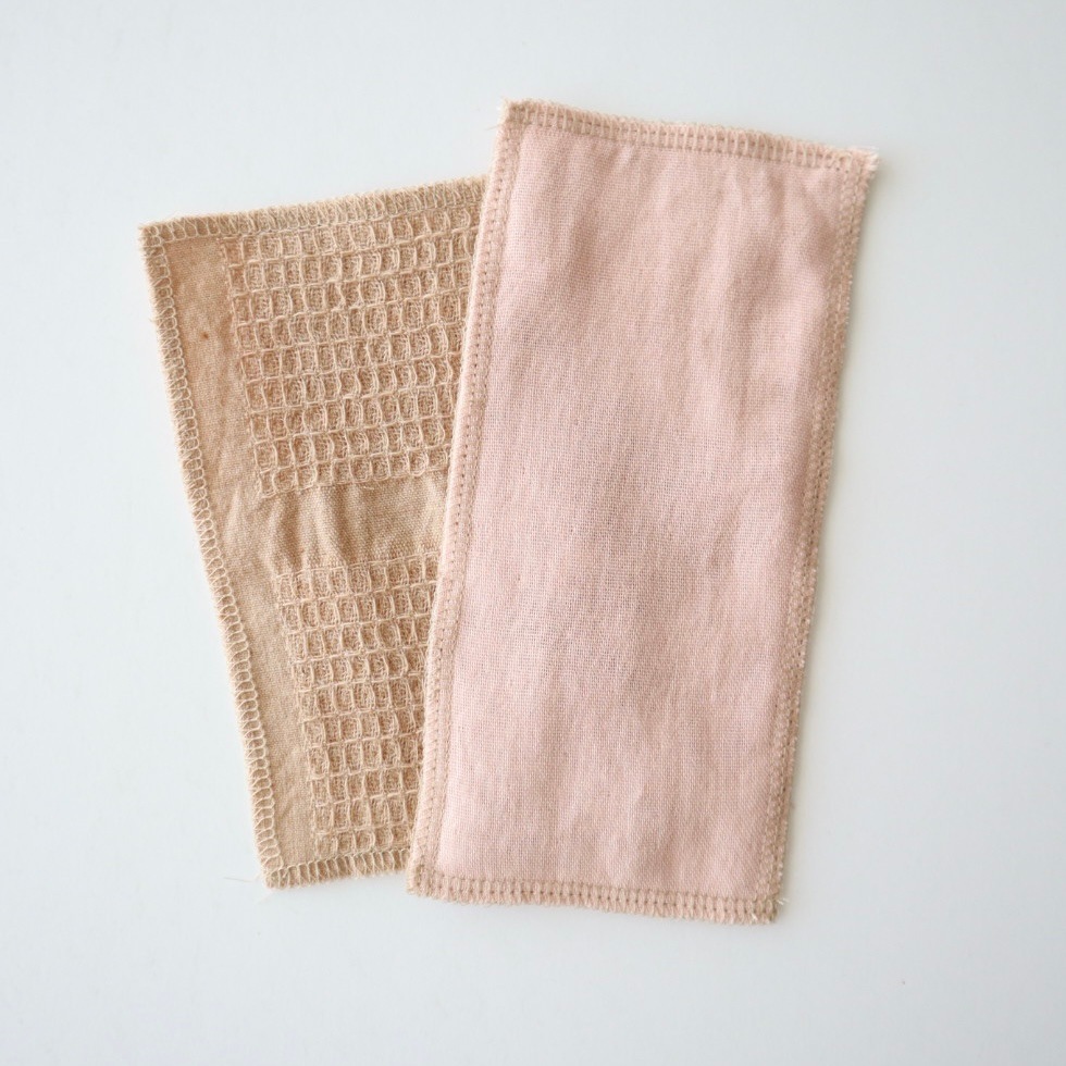 草木染めハギレライナー［茜２枚］