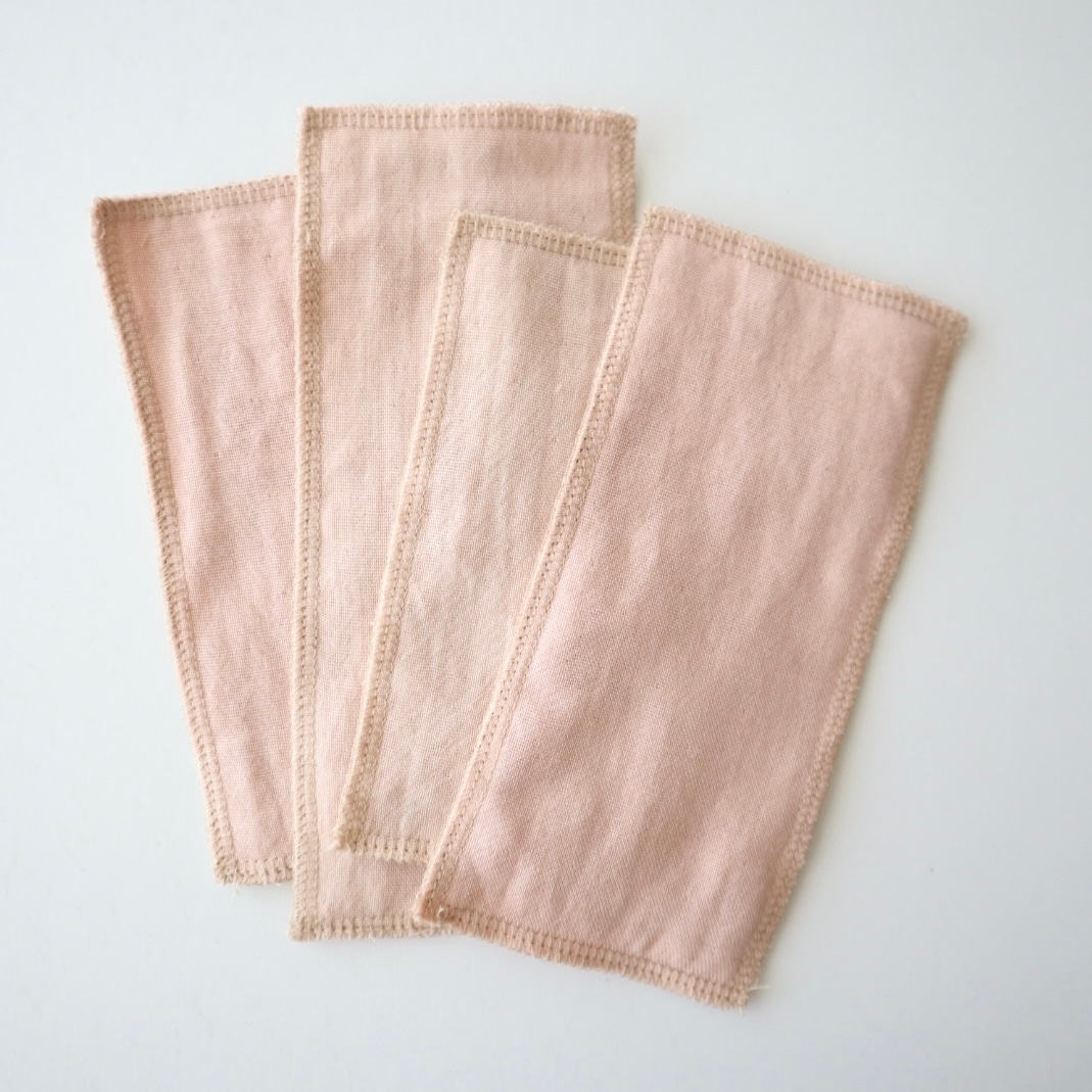 草木染めハギレライナー［茜２枚］