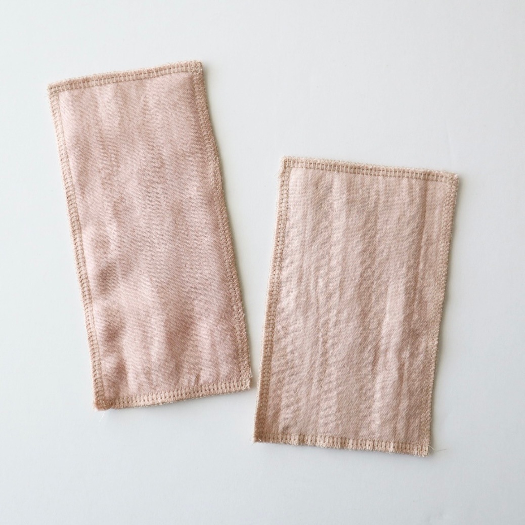 草木染めハギレライナー［茜２枚］