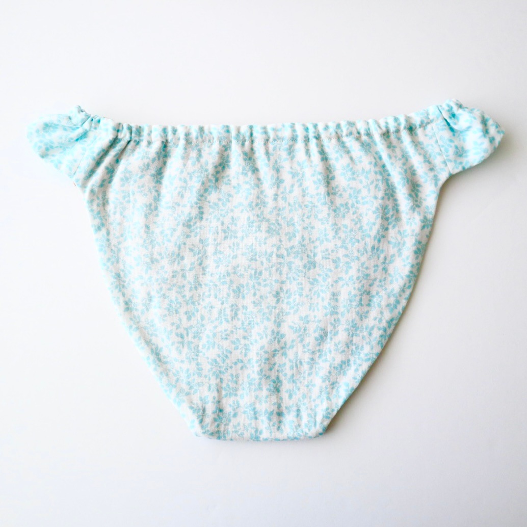 ふんてぃ[Sサイズ／ゴムタイプ／リーフ／ブルー]