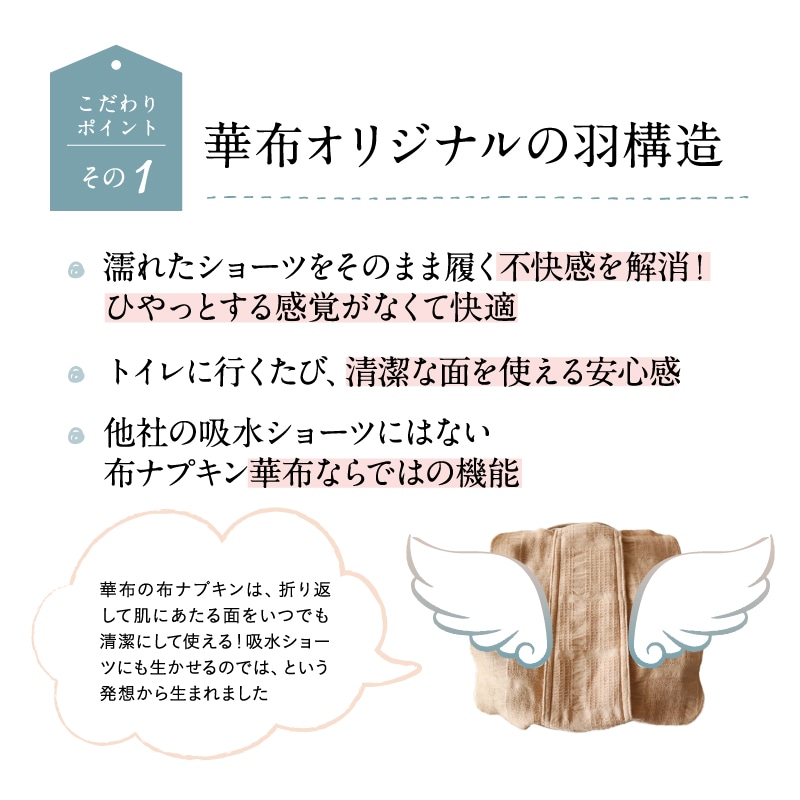 羽ころも 吸水ショーツ