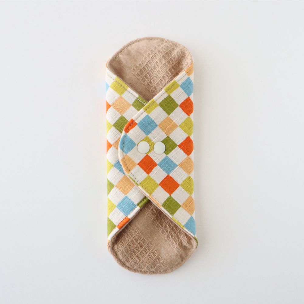 あたため布 [Ｍサイズ／市松／水仙]